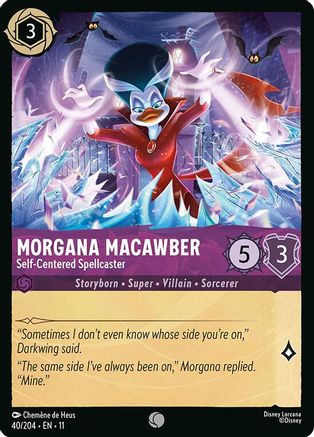 Morgana Macawber - Self-Centered Spellcaster (40/204) Winterspell (Non-Foil)