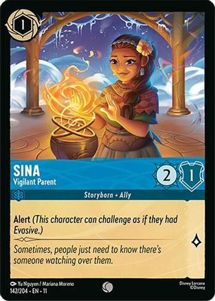 Sina - Vigilant Parent (142/204) Winterspell (Cold Foil)