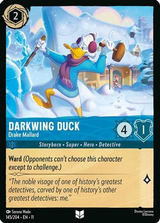 Darkwing Duck - Drake Mallard (145/204) Winterspell (Non-Foil)