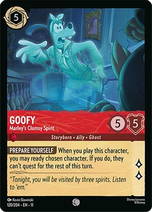 Goofy - Marley's Clumsy Spirit (120/204) Winterspell (Non-Foil)