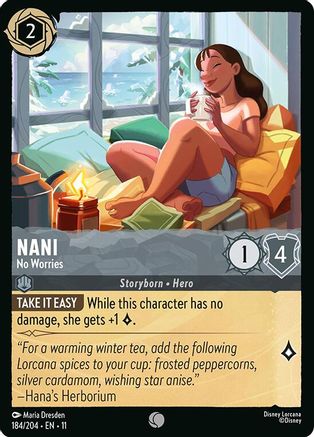 Nani - No Worries (184/204) Winterspell (Cold Foil)
