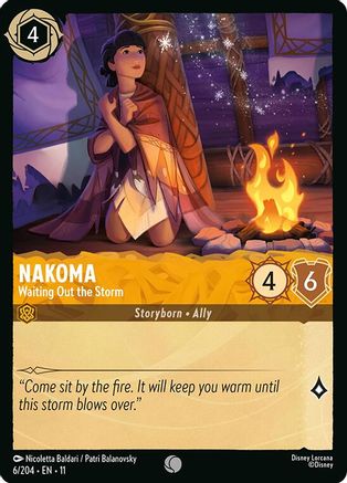 Nakoma - Waiting Out the Storm (6/204) Winterspell (Cold Foil)