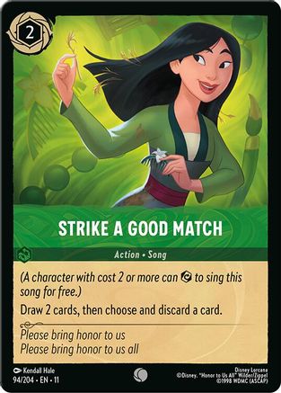Strike a Good Match (94/204) Winterspell (Cold Foil)