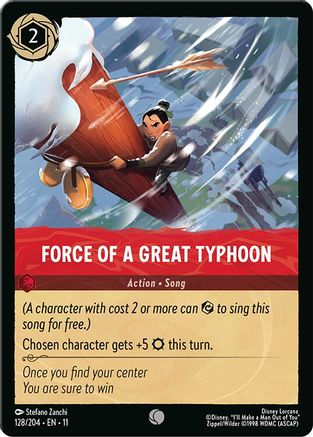 Force of a Great Typhoon (128/204) Winterspell (Non-Foil)