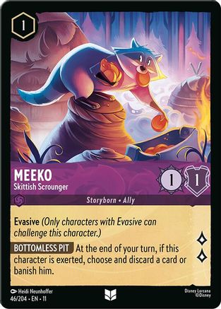Meeko - Skittish Scrounger (46/204) Winterspell (Cold Foil)