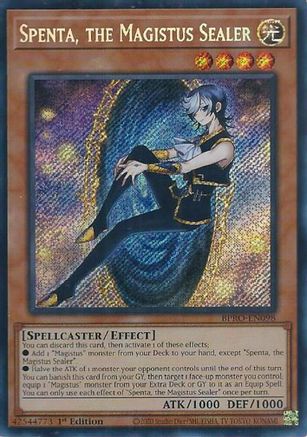 Spenta, the Magistus Sealer [BPRO-EN098] Secret Rare