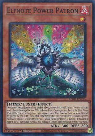 Elfnote Power Patron [BPRO-EN013] Super Rare