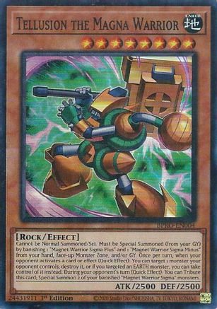 Tellusion the Magna Warrior [BPRO-EN004] Super Rare