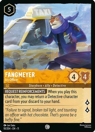 Fangmeyer - Icy Officer (10/204) Winterspell (Cold Foil)