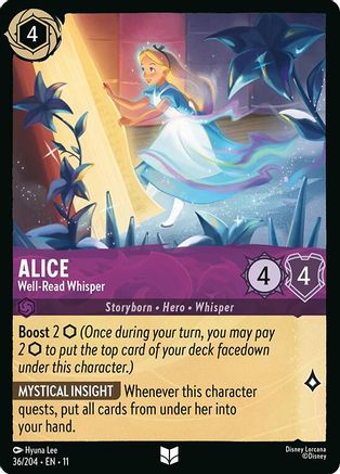 Alice - Well-Read Whisper (36/204) Winterspell (Non-Foil)