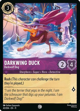Darkwing Duck - Darkwolf Dog (43/204) Winterspell (Non-Foil)