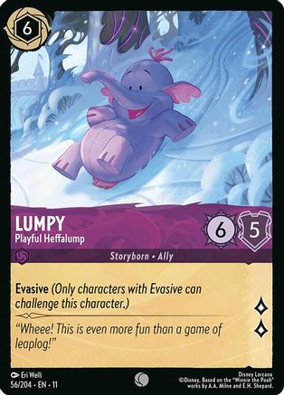 Lumpy - Playful Heffalump (56/204) Winterspell (Cold Foil)