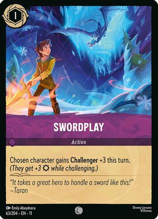 Swordplay (63/204) Winterspell (Cold Foil)
