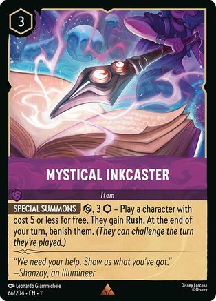 Mystical Inkcaster (66/204) Winterspell (Cold Foil)