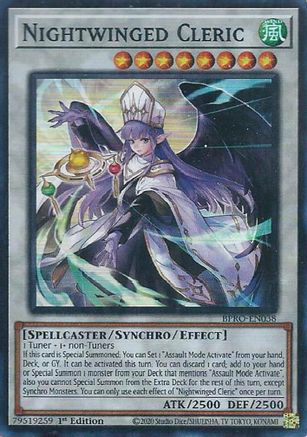 Nightwinged Cleric [BPRO-EN038] Super Rare