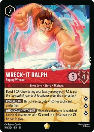 Wreck-It Ralph - Raging Wrecker (103/204) Winterspell (Non-Foil)
