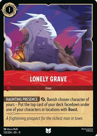 Lonely Grave (132/204) Winterspell (Cold Foil)