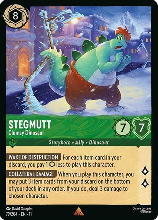 Stegmutt - Clumsy Dinosaur (79/204) Winterspell (Cold Foil)