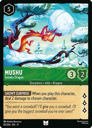 Mushu - Sneaky Dragon (82/204) Winterspell (Non-Foil)