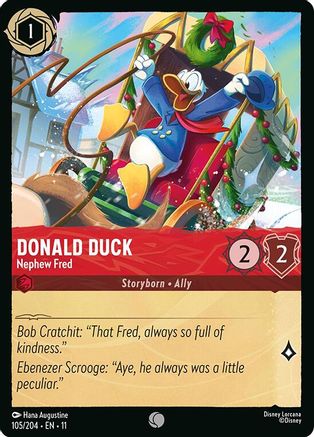 Donald Duck - Nephew Fred (105/204) Winterspell (Cold Foil)