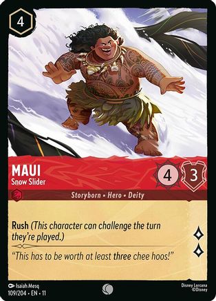 Maui - Snow Slider (109/204) Winterspell (Cold Foil)