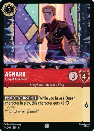 Agnarr - King of Arendelle (114/204) Winterspell (Cold Foil)