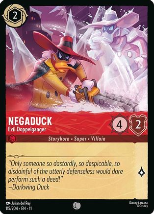 Negaduck - Evil Doppelganger (115/204) Winterspell (Non-Foil)