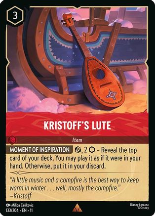 Kristoff's Lute (133/204) Winterspell (Cold Foil)