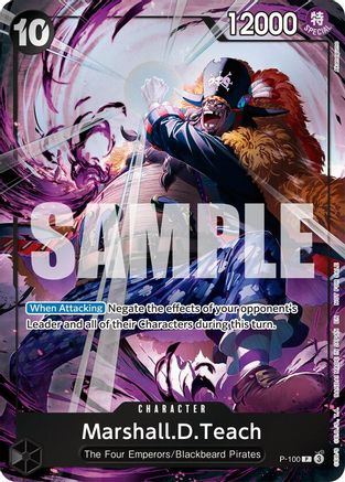 Marshall.D.Teach (Event Pack Vol. 8) [One Piece Promotion Cards] Promo