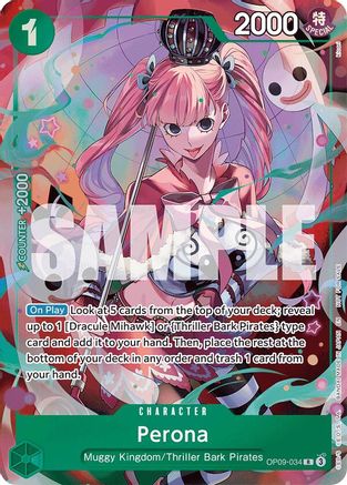 Perona - OP09-034 [Extra Booster: One Piece Heroines Edition] Rare