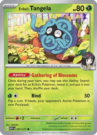 Erika's Tangela 007/217 [ME Ascended Heroes]