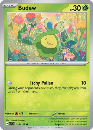 Budew 016/217 [ME Ascended Heroes]