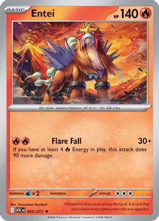 Entei 025 [ME Ascended Heroes] (Holofoil)