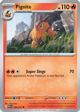 Pignite 030 [ME Ascended Heroes] (Reverse Holofoil)