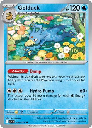 Golduck 040 [ME Ascended Heroes] (Reverse Holofoil)