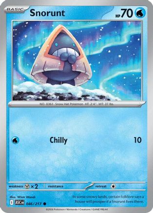 Snorunt 046/217 [ME Ascended Heroes] (Reverse Holofoil)