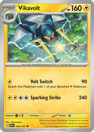 Vikavolt 066/217 [ME Ascended Heroes] (Reverse Holofoil)