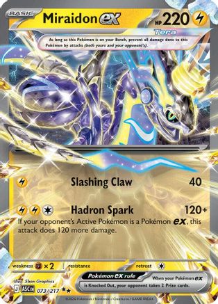 Miraidon ex 073 [ME Ascended Heroes] (Holofoil)
