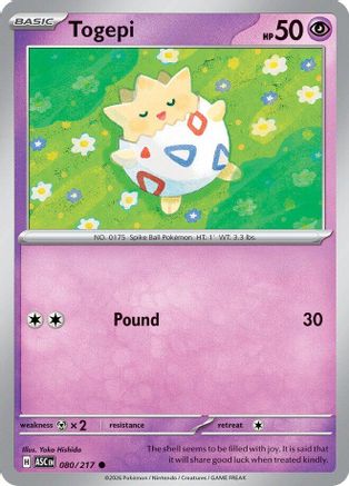 Togepi 080 [ME Ascended Heroes] (Reverse Holofoil)