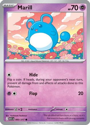 Marill 083/217 [ME Ascended Heroes] (Reverse Holofoil)