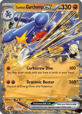 Cynthia's Garchomp ex 111 [ME Ascended Heroes] (Holofoil)