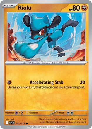 Riolu 112 [ME Ascended Heroes]
