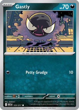 Gastly 123 [ME Ascended Heroes] (Reverse Holofoil)