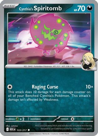 Cynthia's Spiritomb 133/217 [ME Ascended Heroes]