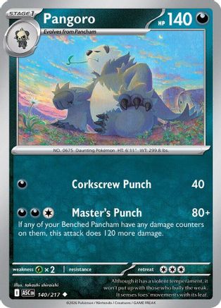 Pangoro 140 [ME Ascended Heroes] (Reverse Holofoil)