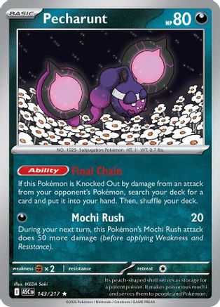 Pecharunt 143 [ME Ascended Heroes] (Holofoil)