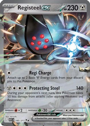 Registeel ex 145 [ME Ascended Heroes] (Holofoil)