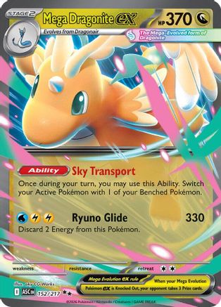 Mega Dragonite ex 152/217 [ME Ascended Heroes] (Holofoil)
