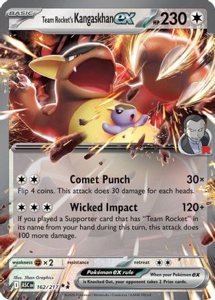 Team Rocket's Kangaskhan ex 162 [ME Ascended Heroes] (Holofoil)