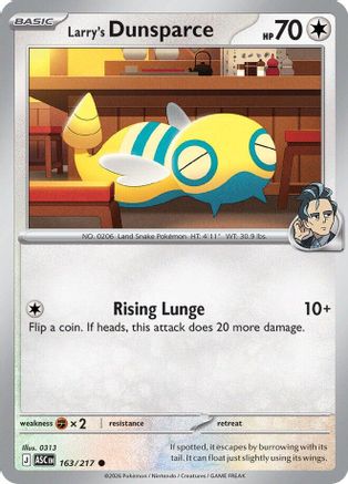 Larry's Dunsparce 163 [ME Ascended Heroes] (Reverse Holofoil)